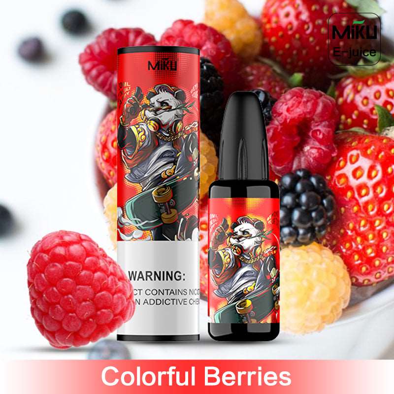 Colorful Berries, Miku e-juice, can use in Elf bar TE5000