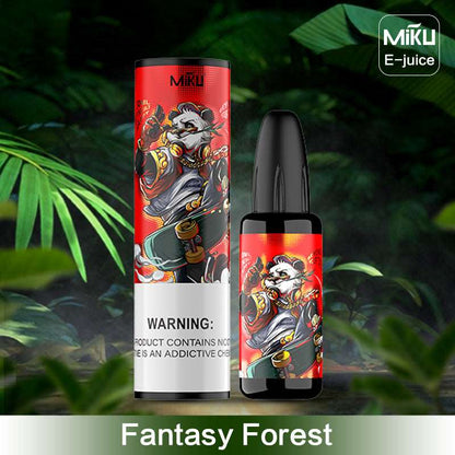 Fantasy Forest, Miku e-juice, can refill in Elf bar BB3000 disposable vape e-liquid