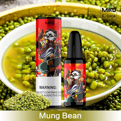 Mung Bean, Miku e-juice, an Elf bar CR2500 vape juice